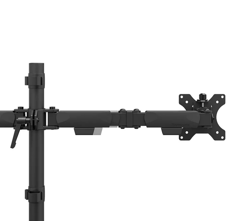 Стойка, Neomounts Nero Double Flat Screen Desk Mount (phone holder+Quick-fix clamp/grommet) - Image 10
