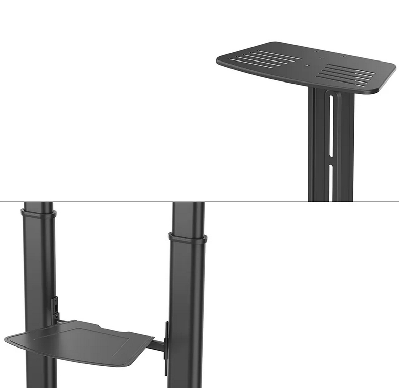 Стойка, Neomounts Mobile Flat Screen Floor Stand (height: 128-160 cm) - Image 8