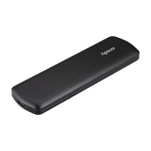 Apacer Външен SSD диск Portable SSD AS721 250GB USB-C 3.2 Gen 2/USB-A 3.2 Gen 1, Military-Grade, Shockproof, Black
