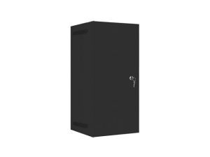 Комуникационен шкаф, Lanberg rack cabinet 10" wall-mount 12U/280x310 for self-assembly with metal door black (flat pack)