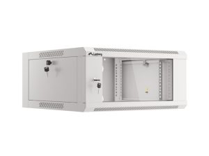Комуникационен шкаф, Lanberg rack cabinet 19" wall-mounted 4U 600 fast assembly (flat pack) grey