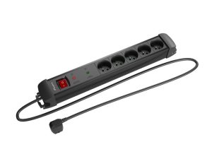 Разклонител, Lanberg surge protector sp1 1.5m 5x french outlets black
