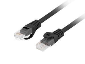 Кабел, Lanberg patchcord CAT.6 utp lszh cu 3m black fluke passed