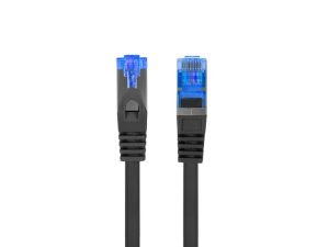 Кабел, Lanberg patchcord CAT.6a s/ftp lszh cca 3m black fluke passed