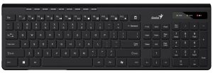 Genius клавиатура кирилизирана безжична Wireless Slim Keyboard SlimStar 7230 Black - AI, BG, 2.4Ghz