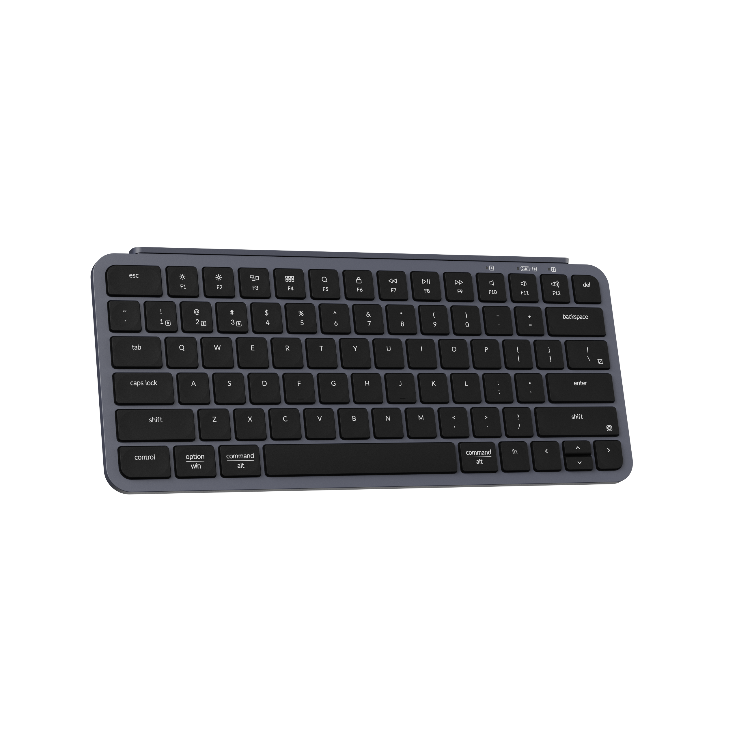 Безжична клавиатура Keychron B1 Pro Ultra-Slim Space Gray - Image 2