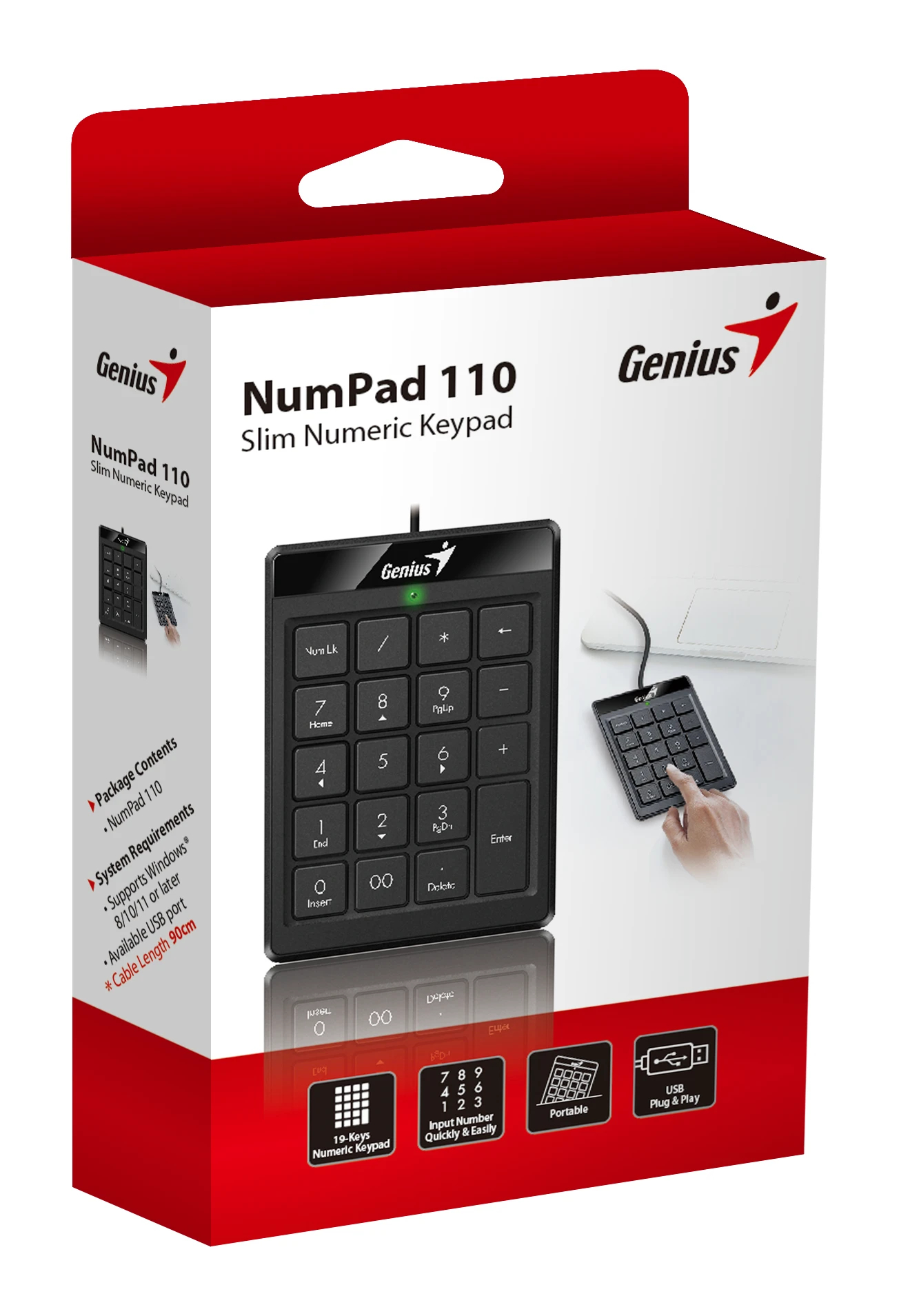 Genius цифрова клавиатура кийпад Keypad USB NumPad 110 - Image 10