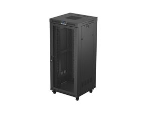 Комуникационен шкаф, Lanberg rack cabinet 19" free-standing 37U/600X800 (FLAT PACK) with mesh door LCD black