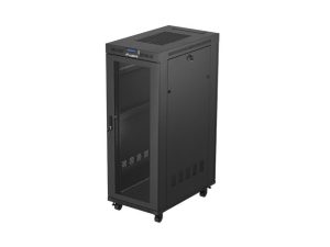 Комуникационен шкаф, Lanberg rack cabinet 19" free-standing 32U/600X1000 (FLAT PACK) with mesh door LCD black