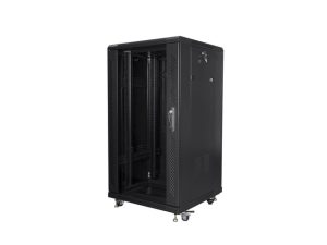 Комуникационен шкаф, Lanberg rack cabinet 19" free-standing 22U/600x600 (flat pack) black