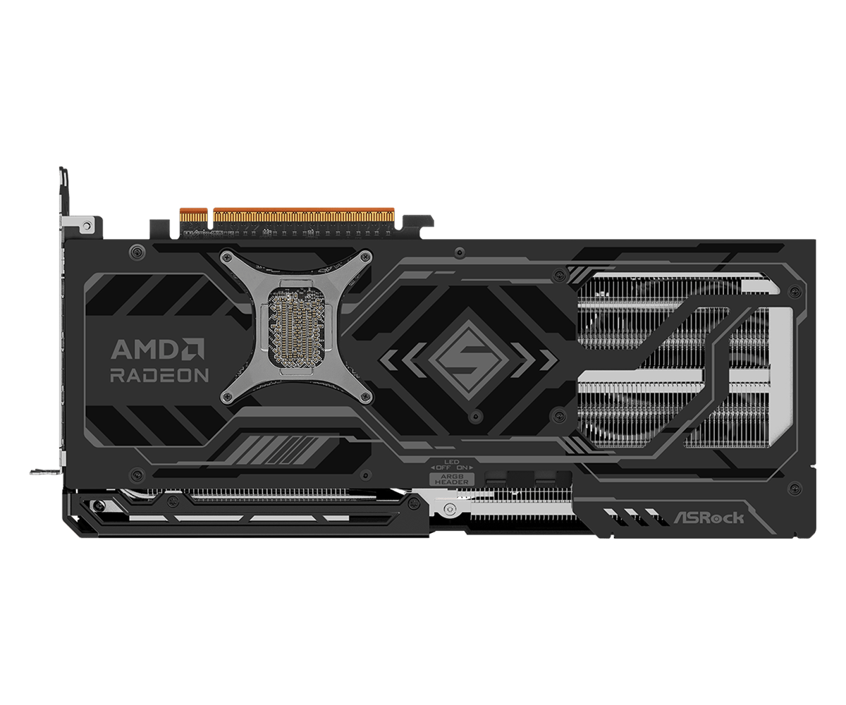 Видео карта ASRock RADEON RX 9070 XT STEEL LEGEND DARK 16GB GDDR6 - Image 5