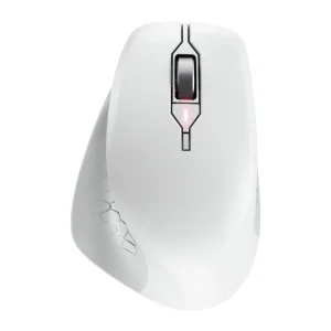 CHERRY Stream ергономична безшумна мишка Comfort, 6 бут, 4000dpi, бяла
