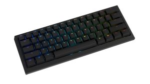 Ducky професионална геймърска механична клавиатура Professional Gaming Mechanical Keyboard One X Mini Wireless Black - Ducky AI Switches [Linear], Bluetooth