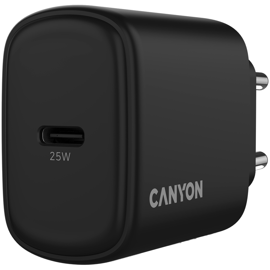 CANYON charger OnCharge 250 25W 1xPD EU Black - Image 5