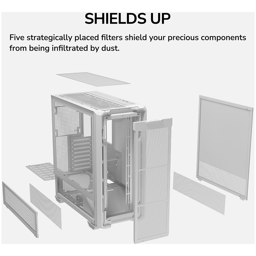 COUGAR MX600 PC Case Mid Tower White - Image 18