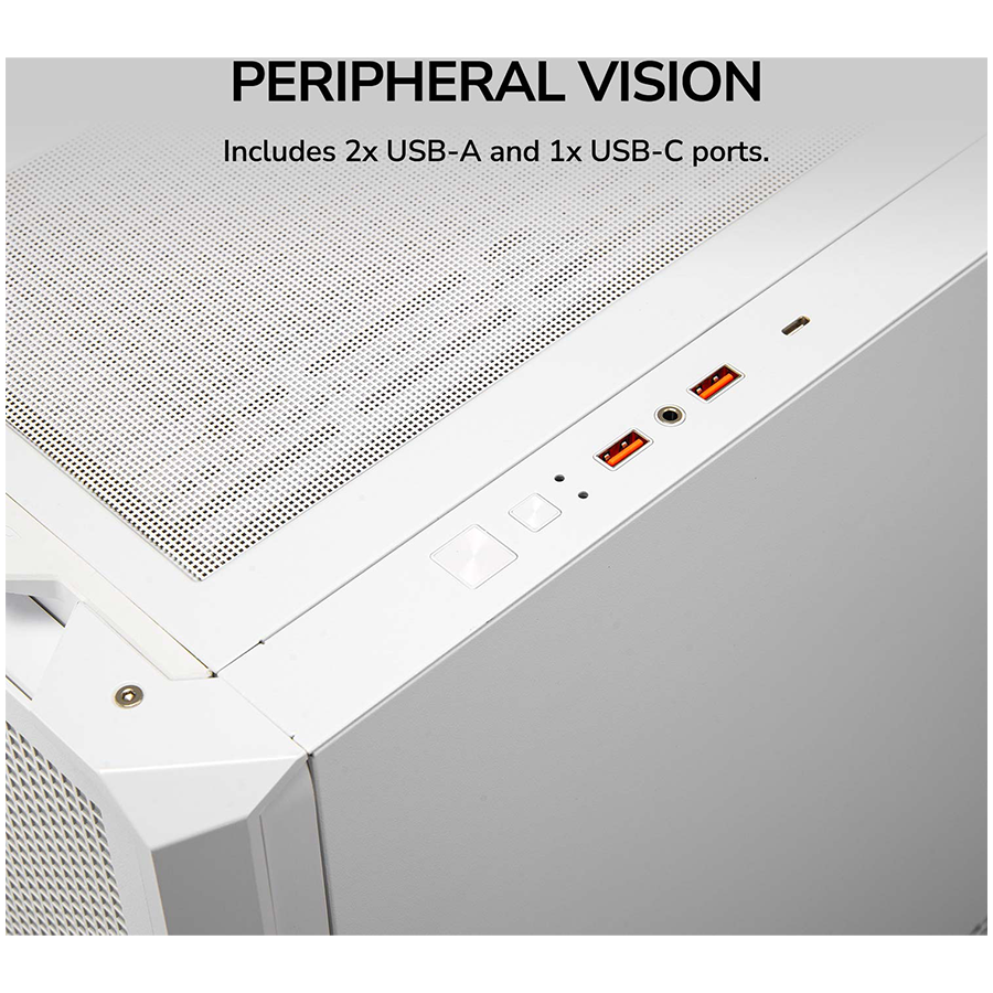 COUGAR MX600 PC Case Mid Tower White - Image 24