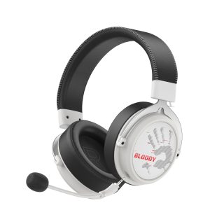 A4tech Bloody МR-590 Геймърски безжични слушалки с микрофон,Bluetooth 3.5мм жак, бял