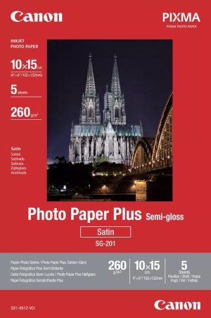 Хартия, Canon SG-201 10x15cm, 5 sheets