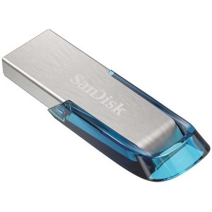 SanDisk Ultra Flair 64GB USB 3.0 150MB/s read - Tropical Blue