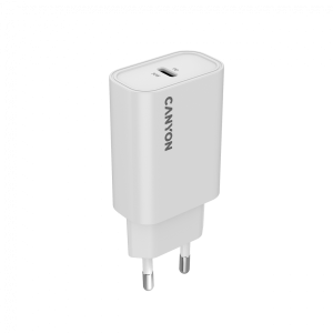 Canyon PD 30W Travel Charger EU standard Output: 5V3A 9V3A 15V2A Max Power 30W White size: 87.8x39.8x23mm weight: 62.3g