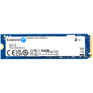 Kingston 2TB NV3 SSD M.2 2230 PCIe 4.0 NVMe Read: 6,000/ Write: 5,000MB/s