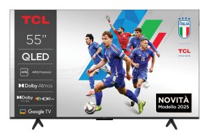 TCL 55inch QLED Android TV HDR10+ Bionic Color Optimization Technology Dolby Vision Dolby Atmos 2x10W