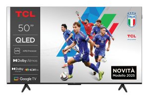 TCL 50inch QLED Android TV HDR10+ Bionic Color Optimization Technology Dolby Vision Dolby Atmos 2x10W