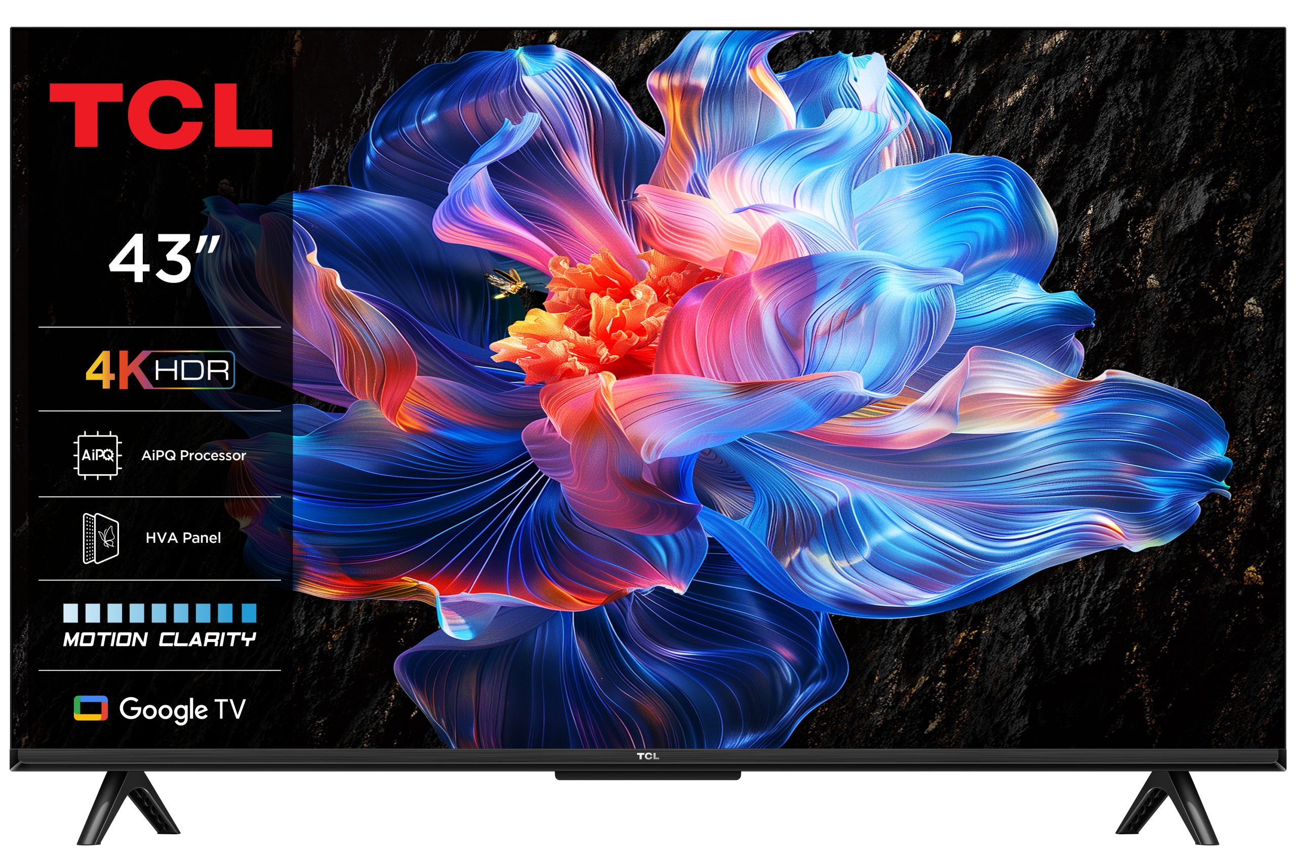 TCL 43inch UHD 4K Android TV DVB Audio 2x10W HDR10 43P69K