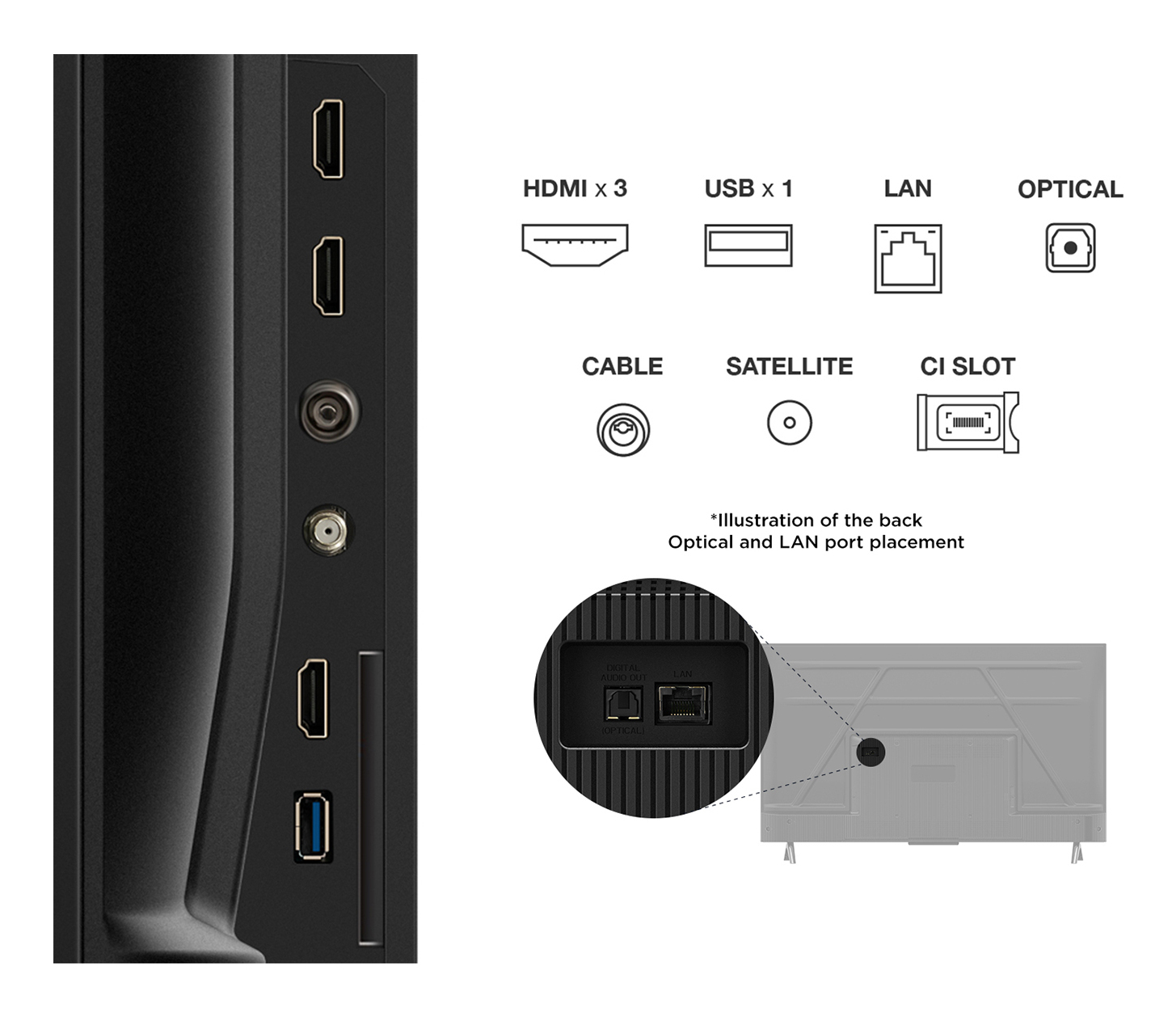 TCL 43inch UHD 4K Android TV DVB Audio 2x10W HDR10 43P69K - Image 4