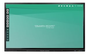 Интерактивен мулти-тъч дисплей TRIUMPH BOARD 75" IFP, Черен панел, Android 14