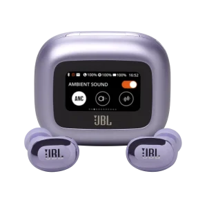 Блутут слушалки-тапи JBL Live Buds 3 - Лилав