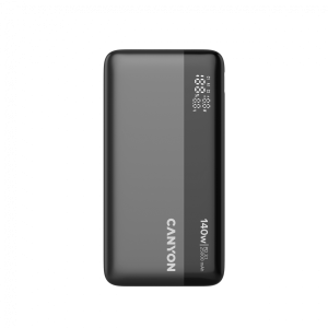 CANYON Power Bank PB-240 25000mAh PD140W display power bank,Size160.0x82x27 mm Weight 508+-10g Dark Grey