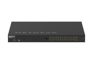 NETGEAR AV Line M4250-26G4XF-PoE+ 24x1G PoE+ 480W 2x1G and 4xSFP+ Managed Switch
