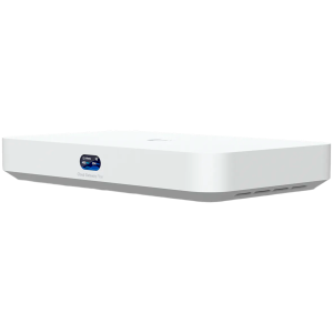 Ubiquiti UniFi UCG-Fiber-EU Desktop 10G Cloud Gateway with integrated PoE switch Includes full UniFi application suite for device management 5 Gbps routing with IDS/IPS