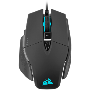 CORSAIR M65 RGB ULTRA Gaming Mouse Backlit RGB LED Optical Silver ALU Black